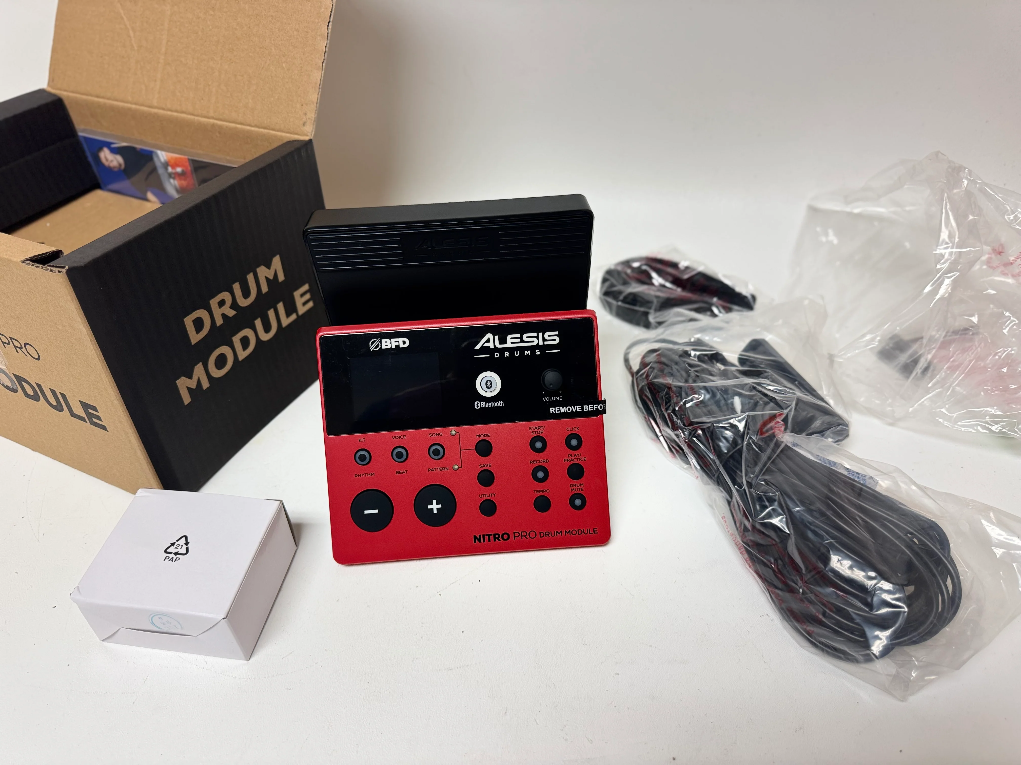 Alesis Nitro PRO Drum Module BFD Brain with Cables OPEN BOX - Image 4