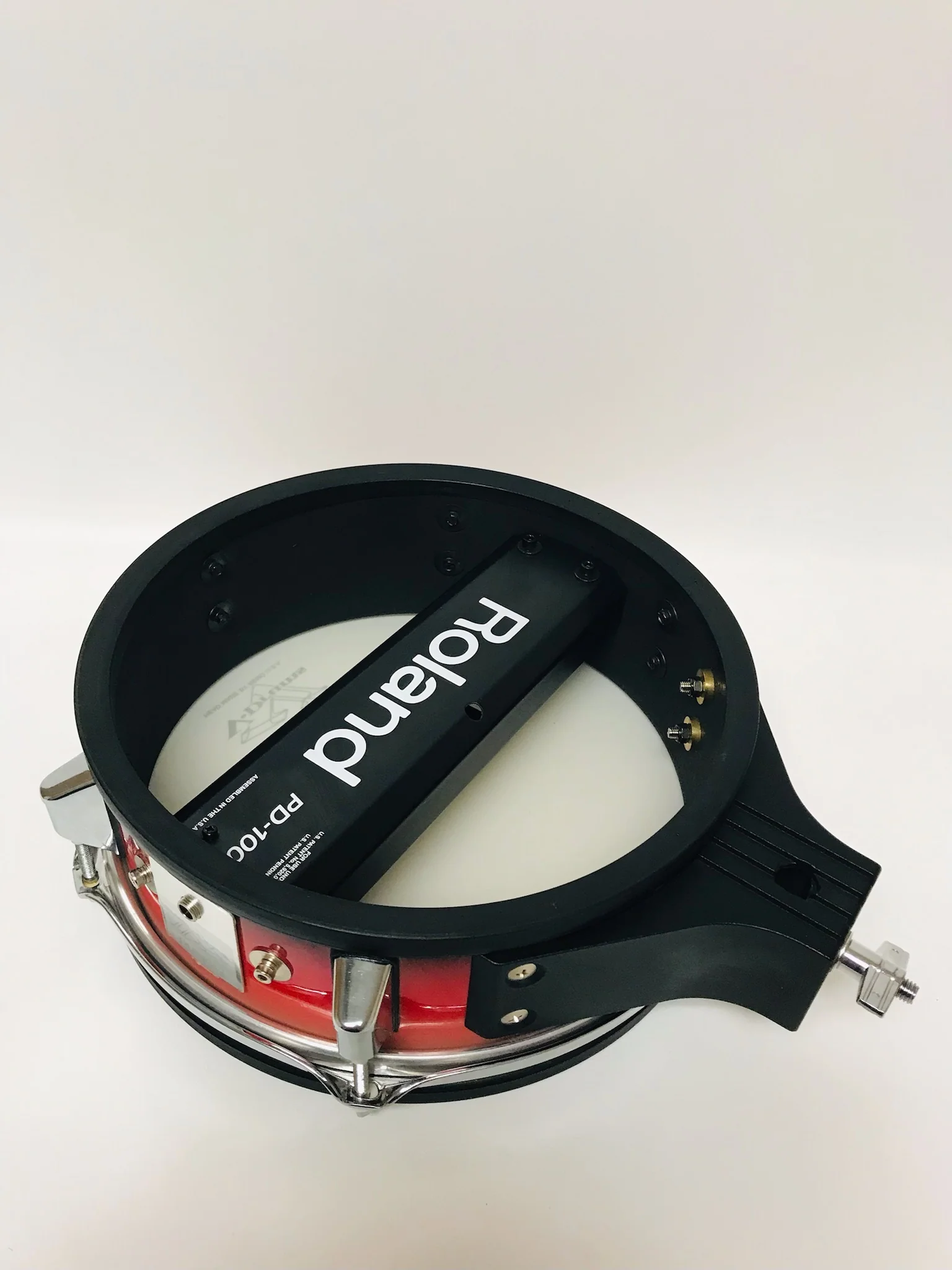 Roland PD-100 Red 10” Mesh Snare Tom Pad w Clamp PD100 - Image 4