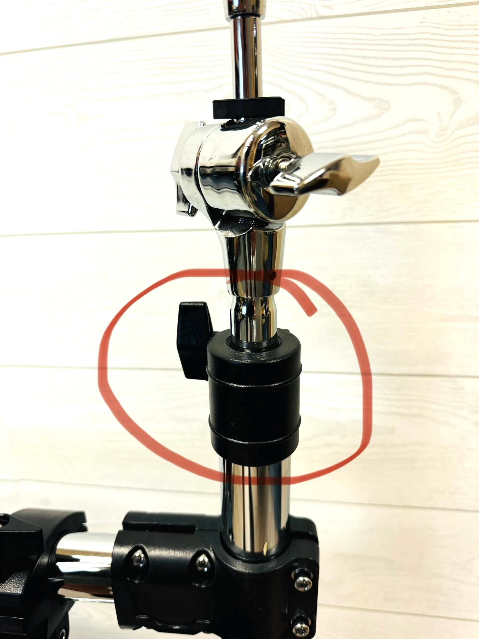 Three Top Mount Post Rack Clamp Cymbal Arm Mount  1.5” for Roland Yamaha ATV - Image 3